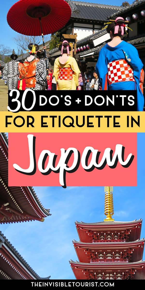 Japanese Etiquette Guide for Visitors: 30 Do's and Don'ts to NOT Look Like a Tourist | The Invisible Tourist