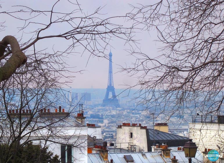 Eiffel Tower from Montmartre 