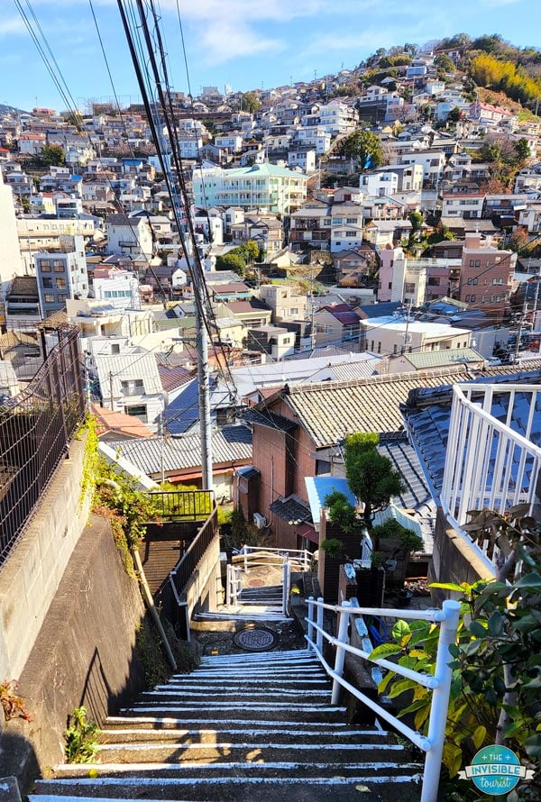 Romantic Japan honeymoon views from Minamiyamatemachi, Nagasaki