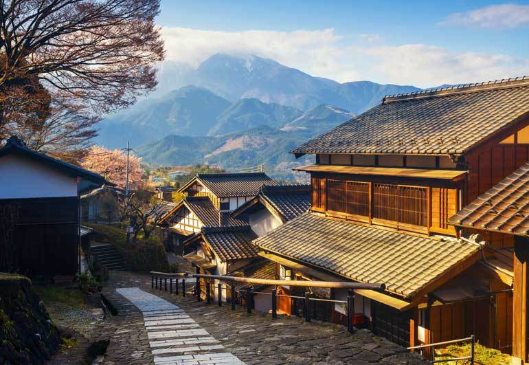 Magome, Kiso Valley in Japan off the beaten path 