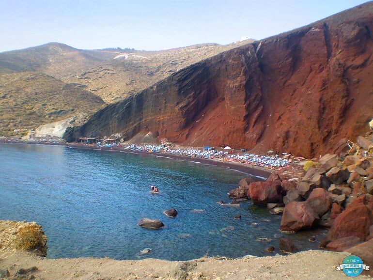Red Sand Beach, Santorini